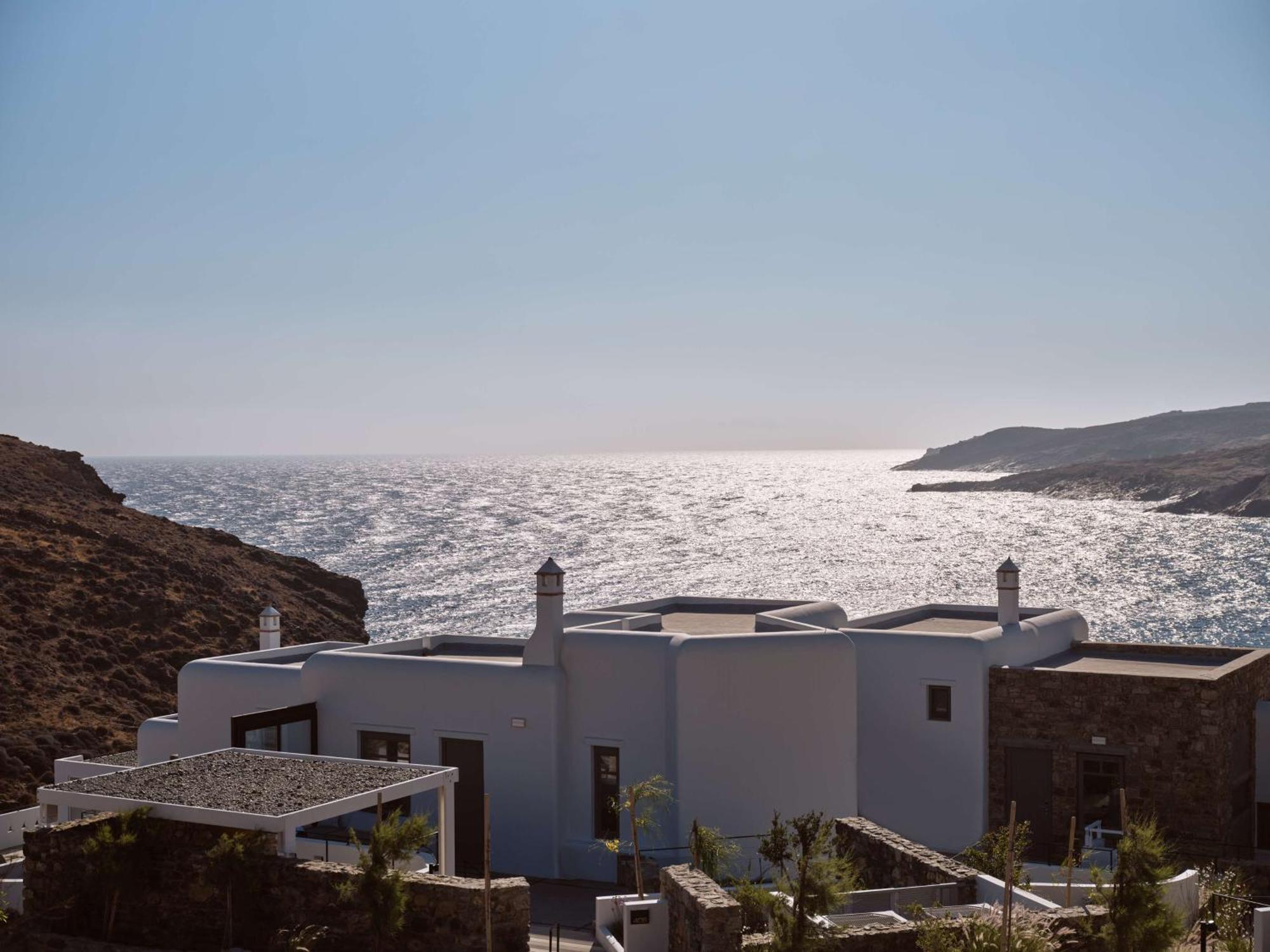 Hotel Semeli Coast Mykonos Curio Collection By Hilton à Merchia Beach Extérieur photo