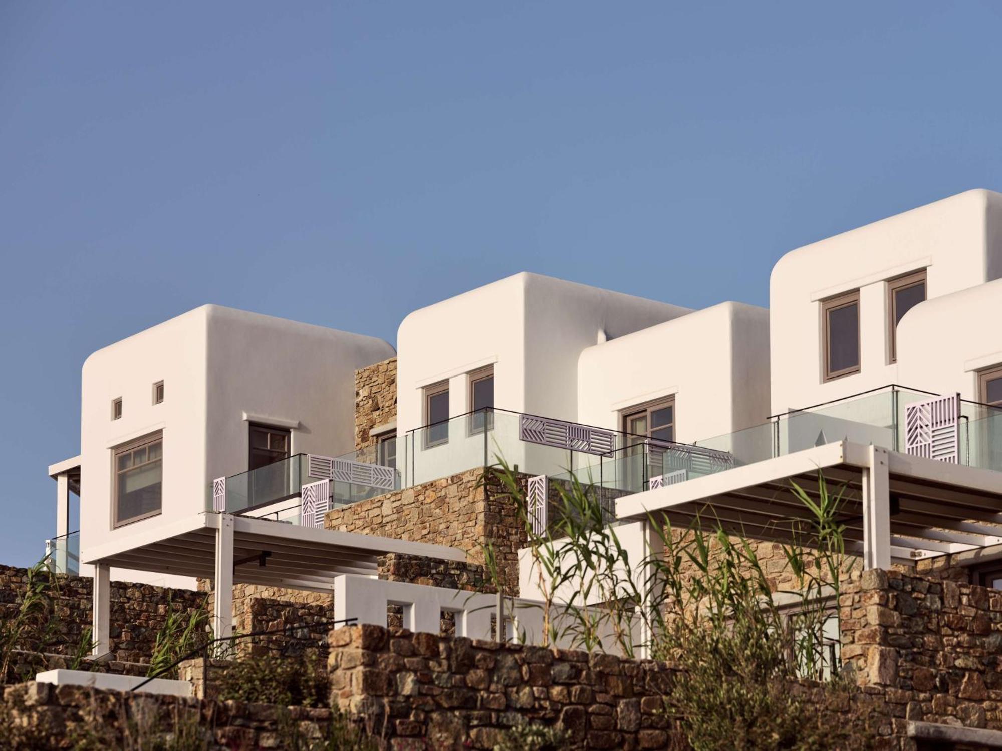 Hotel Semeli Coast Mykonos Curio Collection By Hilton à Merchia Beach Extérieur photo