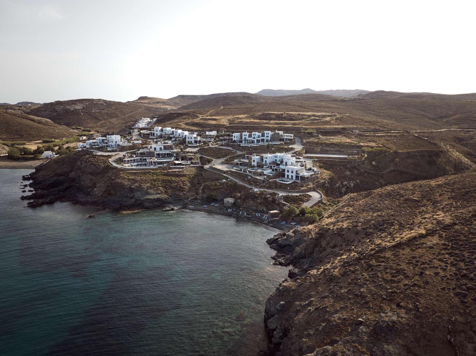 Hotel Semeli Coast Mykonos Curio Collection By Hilton à Merchia Beach Extérieur photo