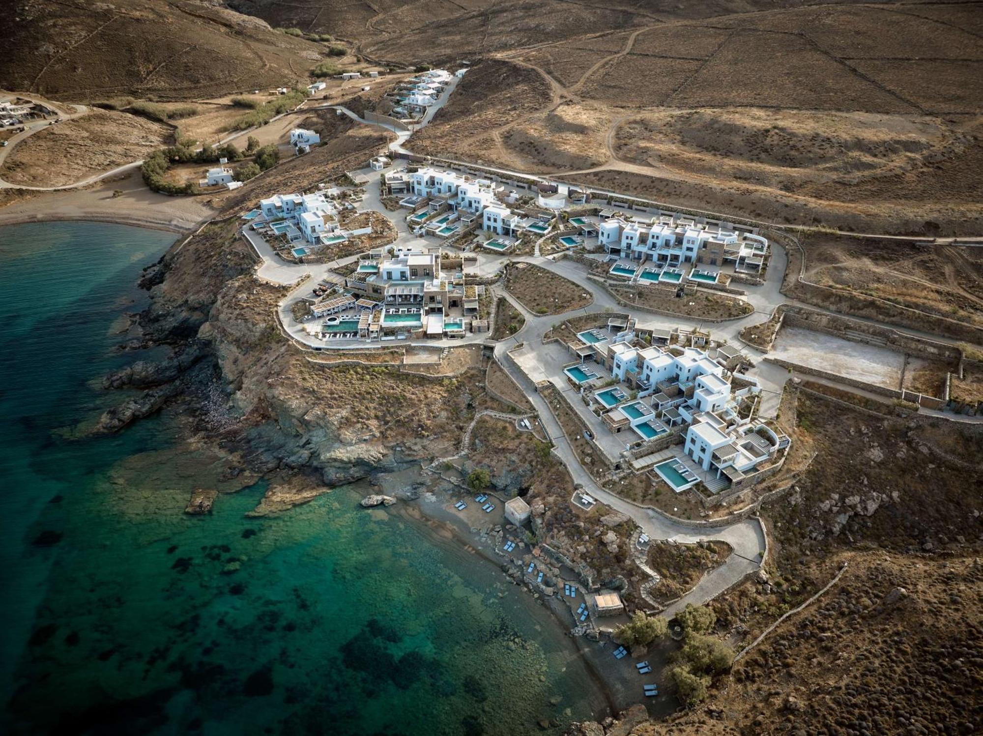 Hotel Semeli Coast Mykonos Curio Collection By Hilton à Merchia Beach Extérieur photo