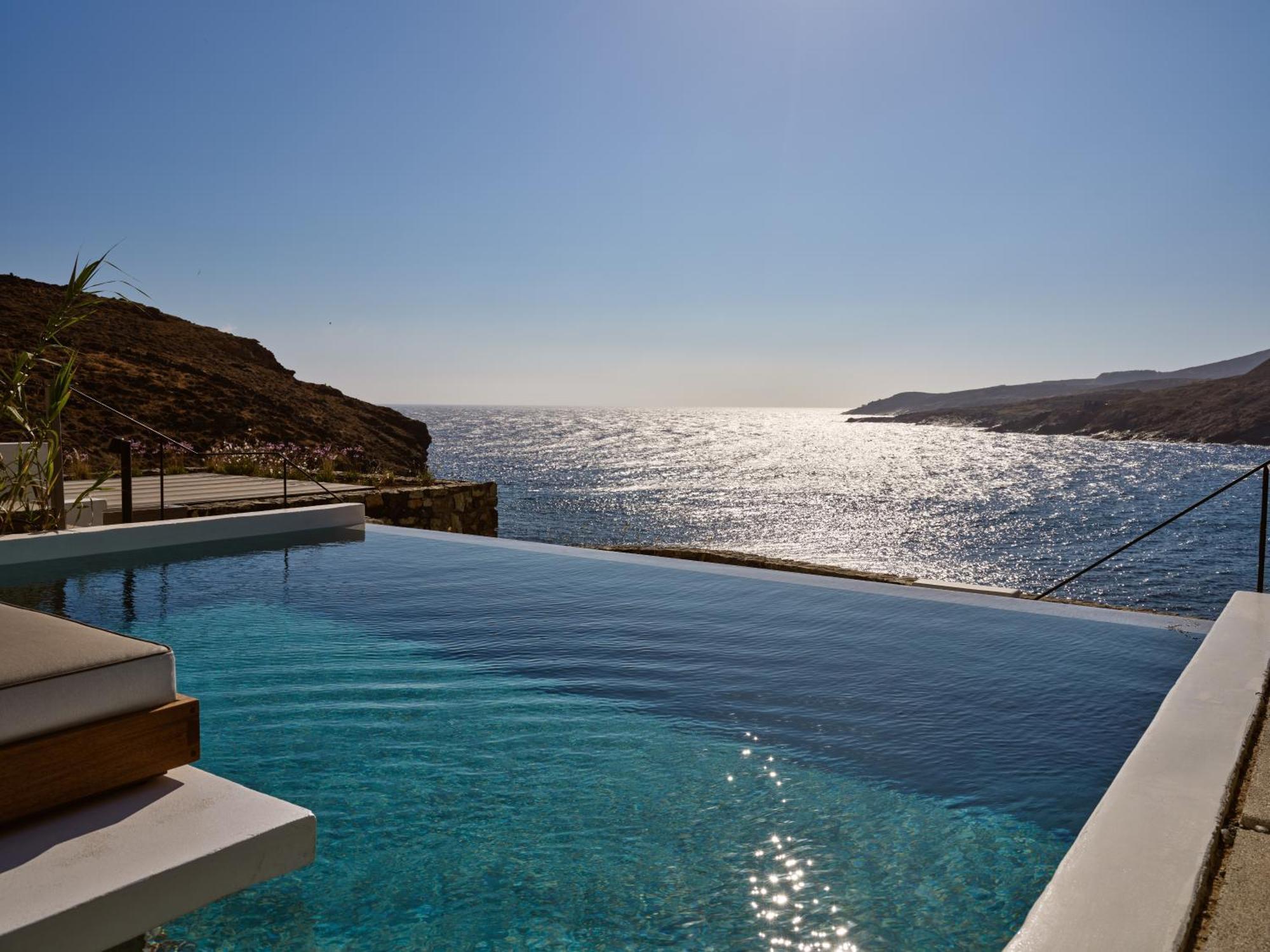 Hotel Semeli Coast Mykonos Curio Collection By Hilton à Merchia Beach Extérieur photo
