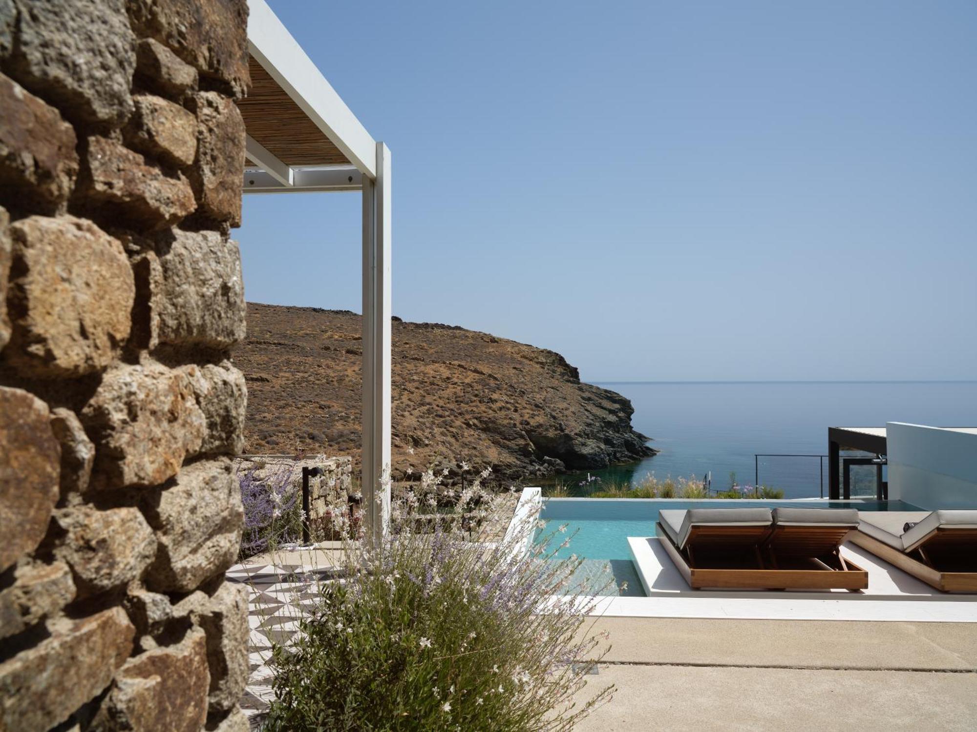 Hotel Semeli Coast Mykonos Curio Collection By Hilton à Merchia Beach Extérieur photo