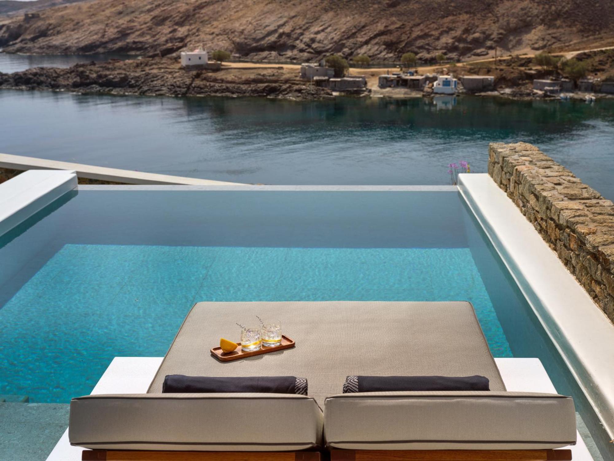 Hotel Semeli Coast Mykonos Curio Collection By Hilton à Merchia Beach Extérieur photo
