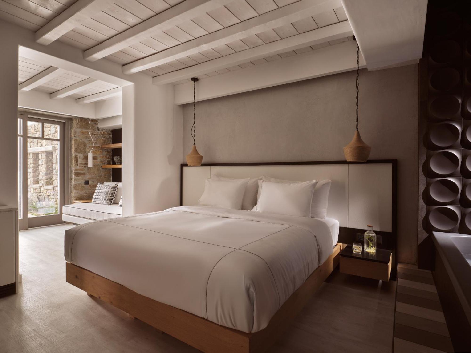 Hotel Semeli Coast Mykonos Curio Collection By Hilton à Merchia Beach Extérieur photo