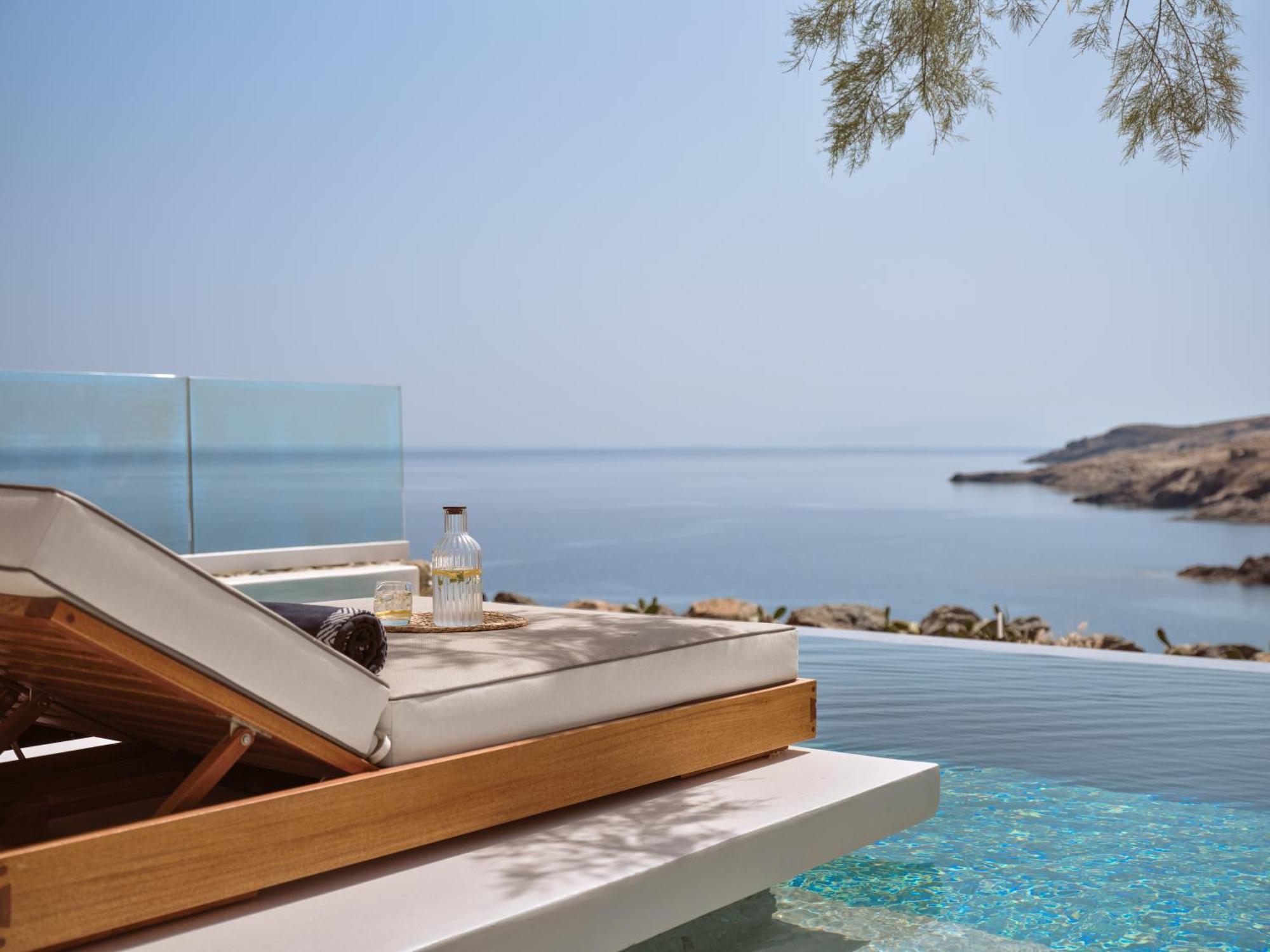 Hotel Semeli Coast Mykonos Curio Collection By Hilton à Merchia Beach Extérieur photo